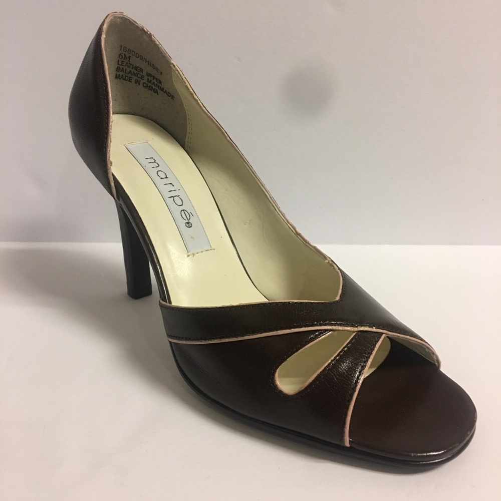 Maripe Peep Toe Pumps
